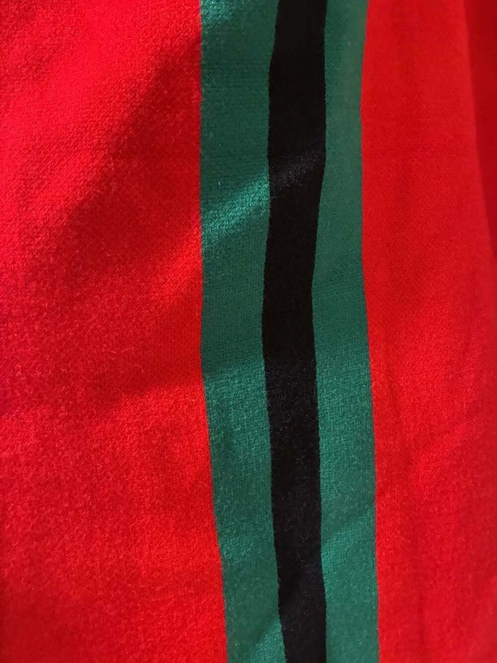 Fashion Collection Scarf Shawl Wrap Red Green Black Fringe Poncho